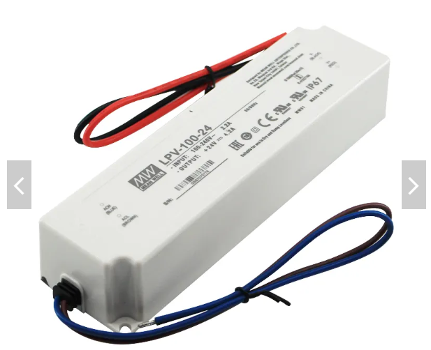 Meanwell LPV-100-24 LED Power Supply 24V 100W